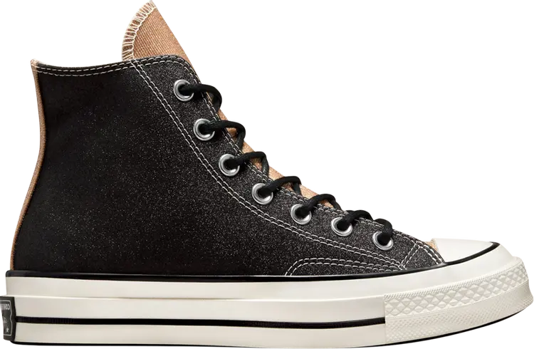 

Кроссовки Converse Wmns Chuck 70 High Icy Shine - Black, черный