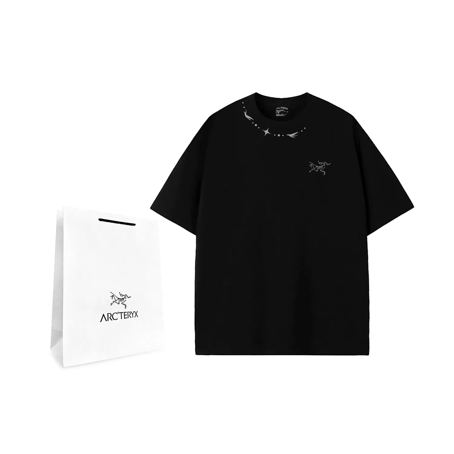Мужская футболка с длинным рукавом KRAGG Arcteryx, Black