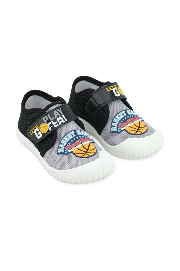 Детские кеды для мальчиков с коротким каблуком Gezer, Black