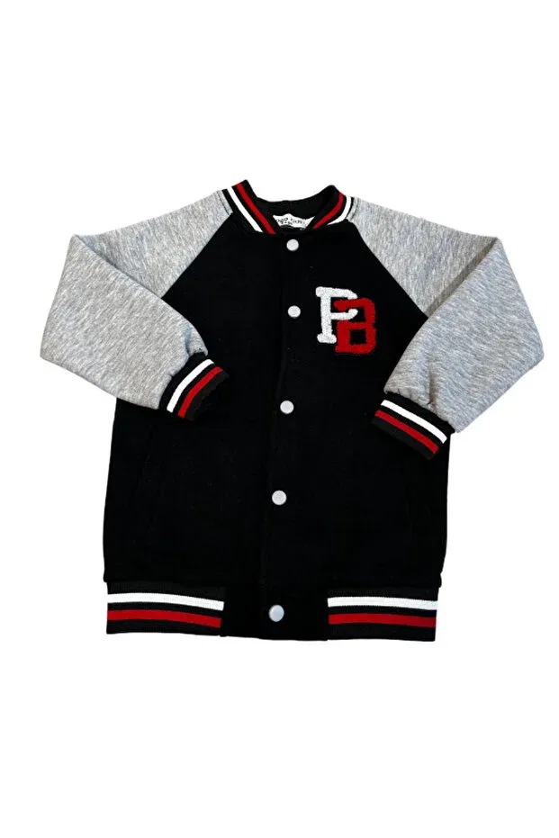 Детская куртка для девочек с вышивкой Sagokids Rhythm Clothing, Black
