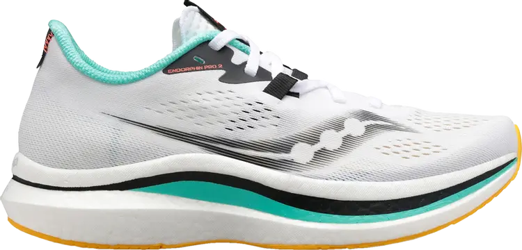 

Кроссовки Saucony Wmns Endorphin Pro 2 White ViZi, белый