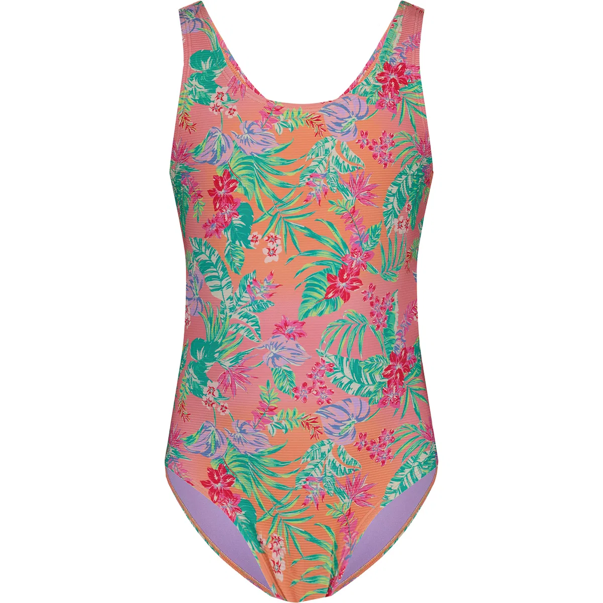 Детский купальник с принтом Coastal Breeze Roxy, Peach Pink