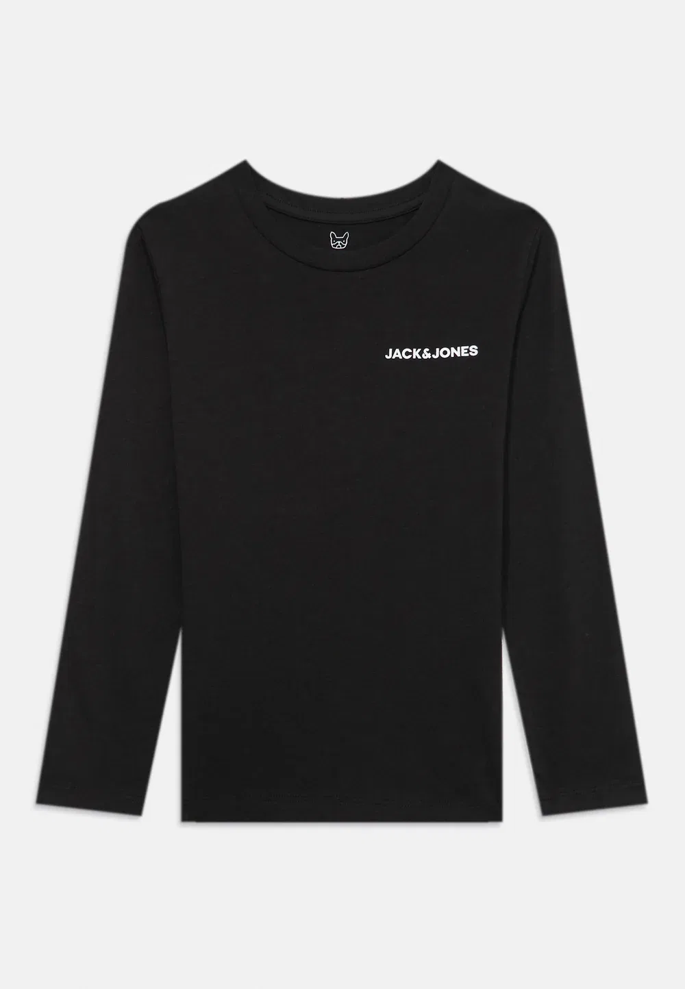 Комплект из 3 футболок Jjkai с круглым вырезом и длинными рукавами Jack & Jones Junior, Black/White/Navy — фото 3