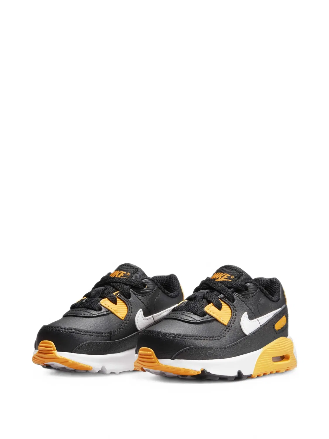 Кроссовки Air Max 90 черные кожаные Nike, черный
