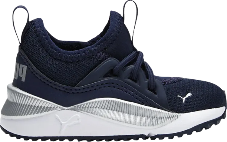 

Кроссовки Puma Pacer Future Infant Allure - Peacoat Silver, синий