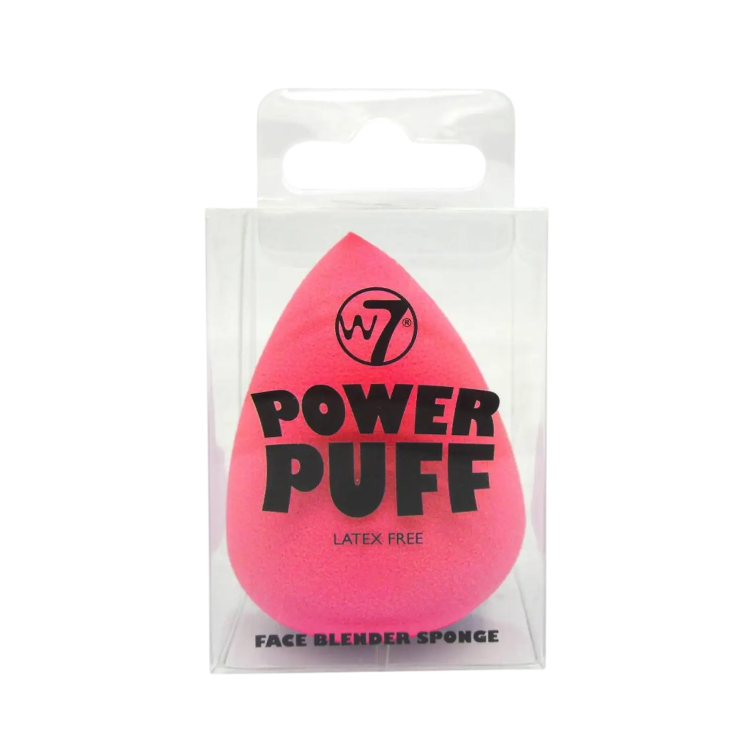 

W7 Power Puff розовый спонж для макияжа, 1 шт.