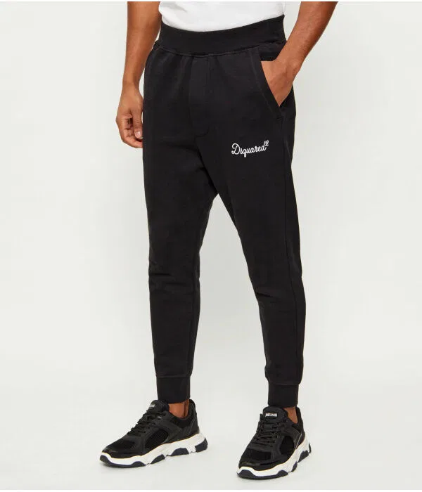 Мужские спортивные штаны зауженные Dean Dsquared2, черный