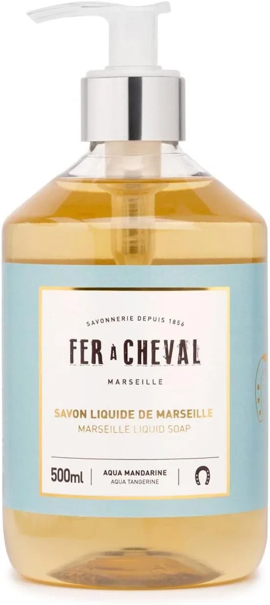 Жидкое мыло Marseille Aqua Mandarin, Fer à Cheval, 500 мл
