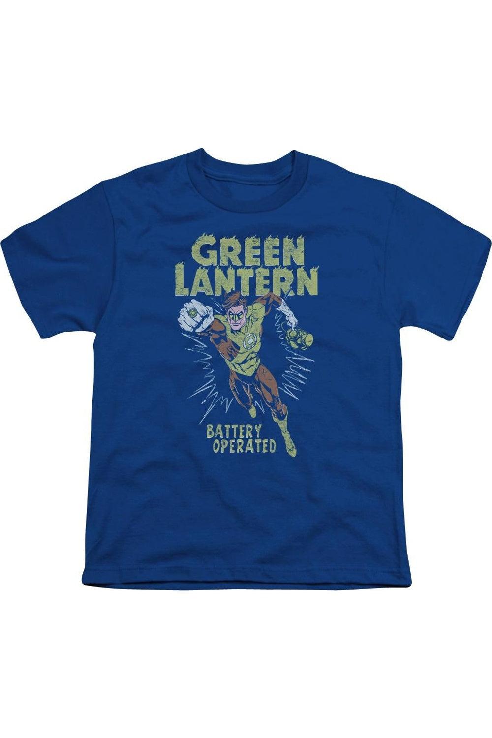 

Футболка Green Lantern Fully Charged с коротким рукавом для детей Gildan