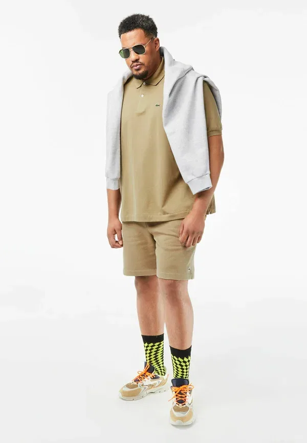 Футболка поло Lacoste, бежевый — фото 2