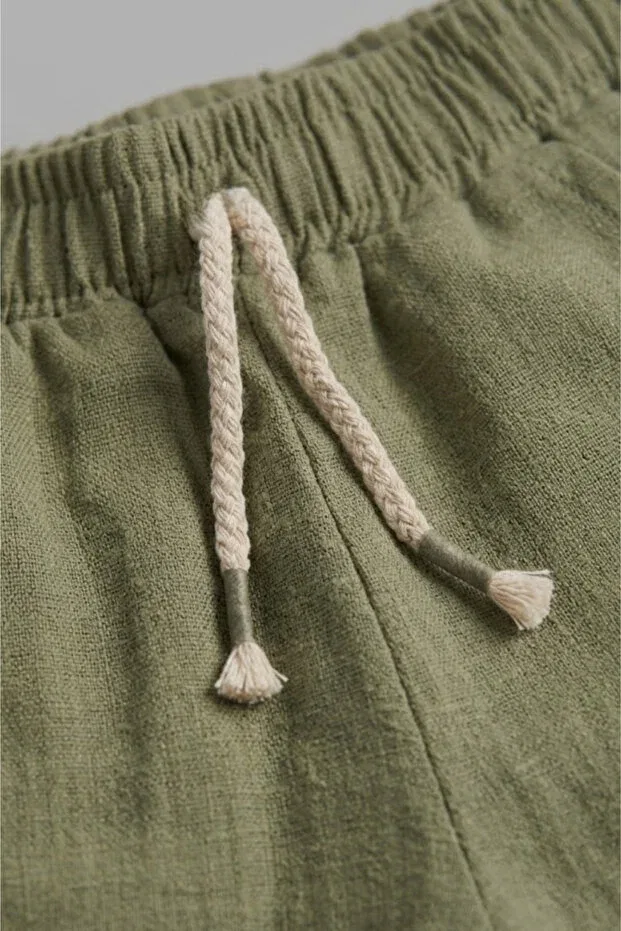 Детские шорты для мальчиков хлопковые Logo Aksesuar, Khaki — фото 3