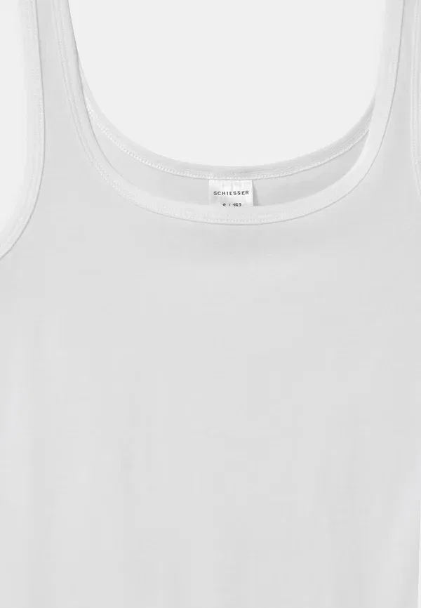 Комплект из 2 маек, хлопок с эластаном, Schiesser, White, белый — фото 4
