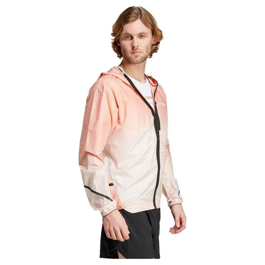 Мужская куртка с капюшоном Xpr Light Ww adidas, Оранжевый — фото 3