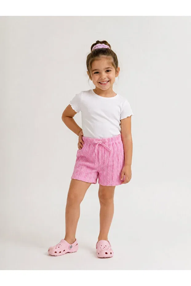 Детские шорты для девочек хлопковые Summer Shorts Doamini, Pink