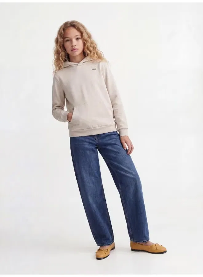 Худи с логотипом Youth regular fit Jack & Jones Junior, черный — фото 3