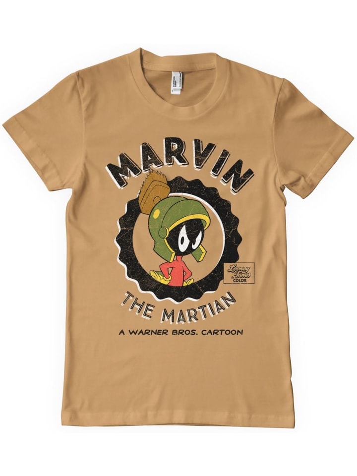 

Футболка Marvin The Martian T-Shirt Looney Tunes , золотой