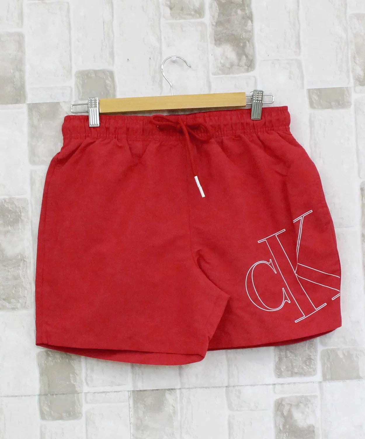 Мужские плавки с монограммой Calvin Klein, Красный