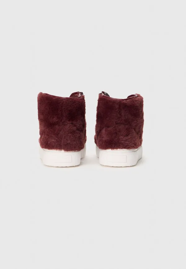 Унисекс высокие кроссовки Marni, Dark Red/White — фото 3