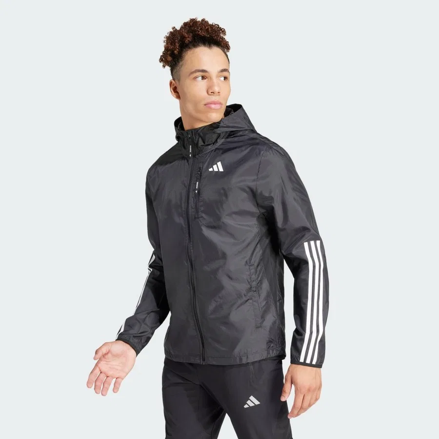 Мужская спортивная куртка Own The Run 3-Stripes adidas, Черный