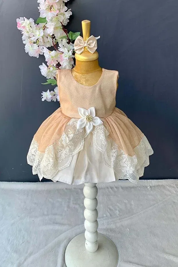 Детское платье для девочек из фатина Mnk Baby&Kids, Powder
