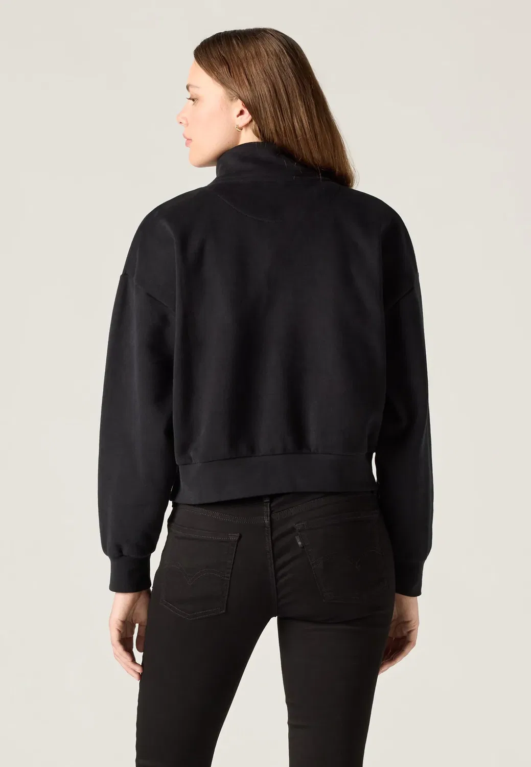 Повседневная толстовка на молнии до середины груди Levi'S, Anthracite Night — фото 3