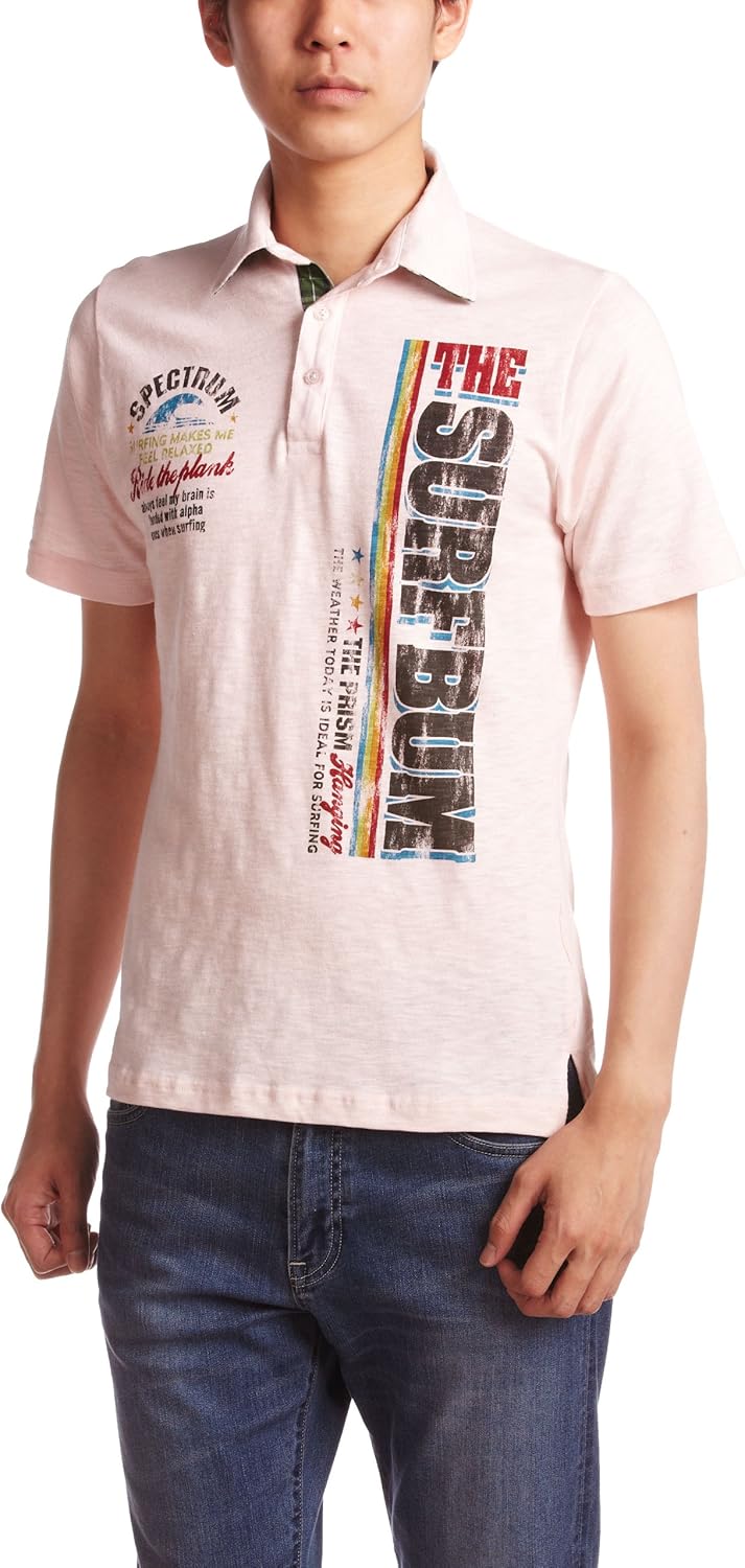 

Поло ONE AFTER 99 Rainbow Surf Polo 1 (2518113), розовый