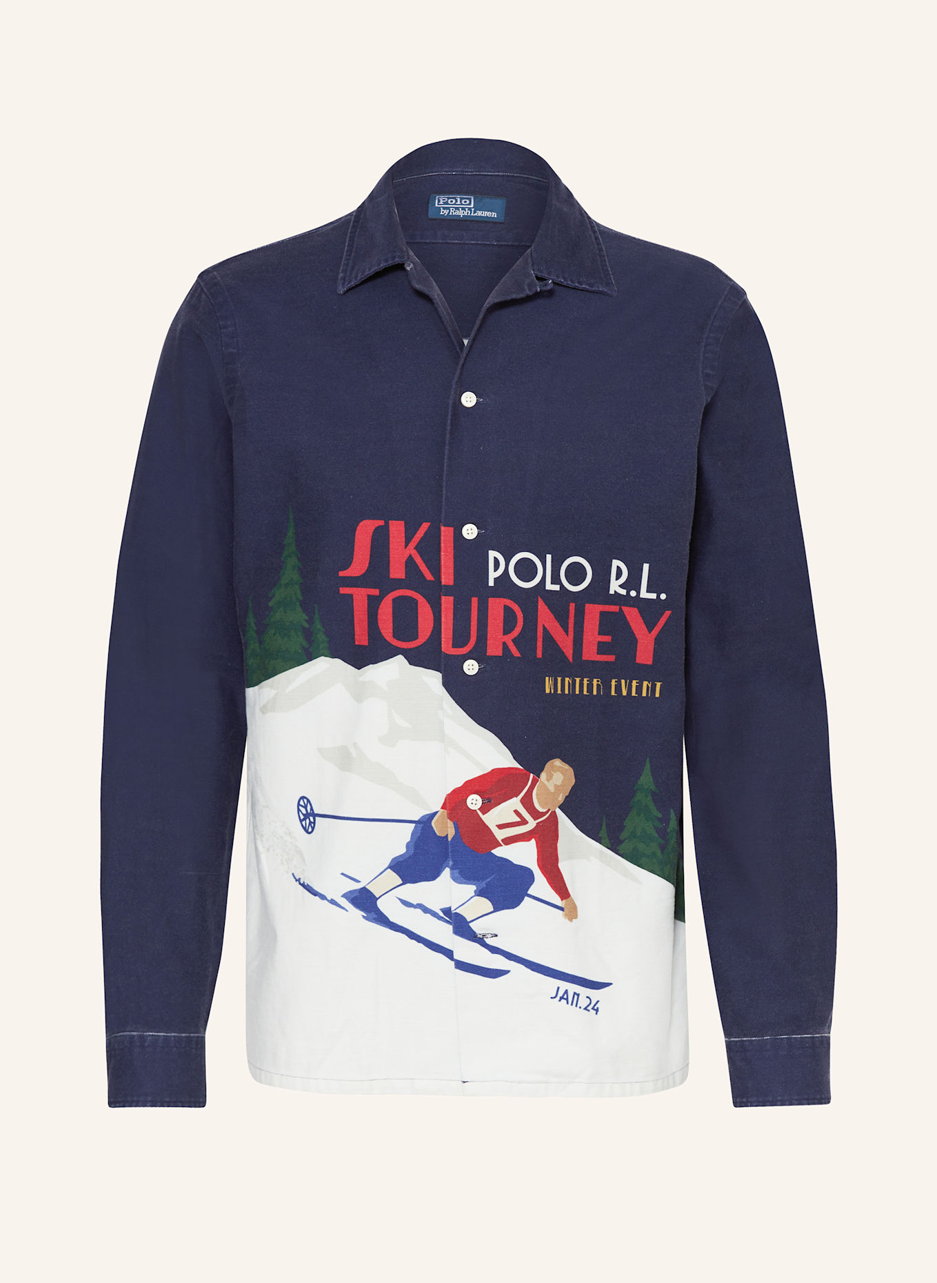

Удобная джинсовая рубашка Polo Ralph Lauren, мультиколор