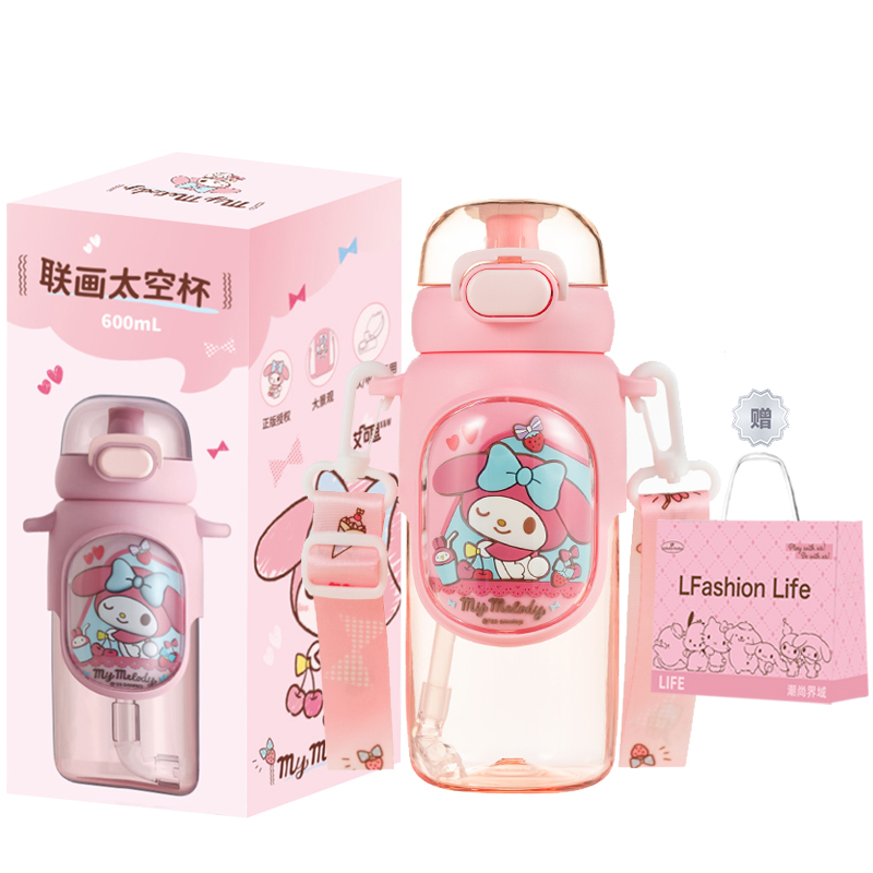 Echo Hello Kitty пластиковый стакан 600 мл Sanrio, Pachac Dog Plastic Cup+Shopping Bag — фото 2