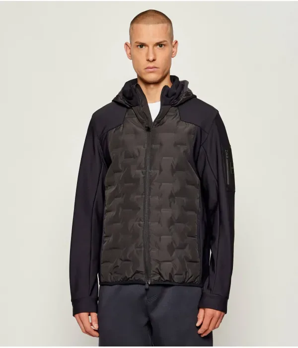 Пуховая куртка J_T-Down Hybrid HD regular fit Boss Green, черный