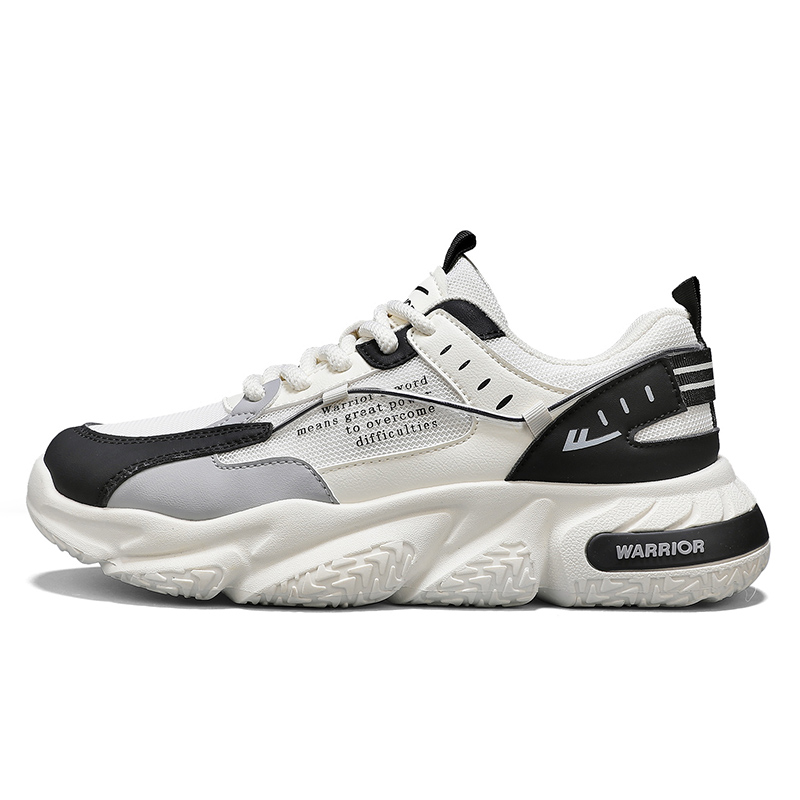 

WARRIOR Мужские повседневные кеды low top из синтетической кожи и текстиля, устойчивые к скольжению и истиранию