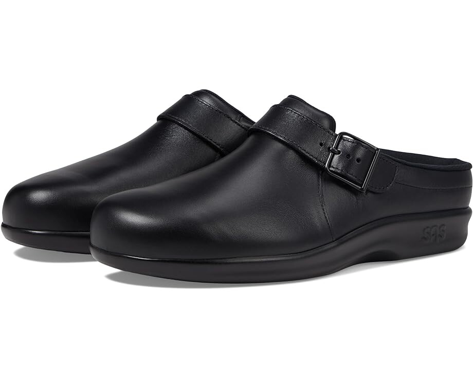 Сабо SAS Clog Comfort Slip On, черный