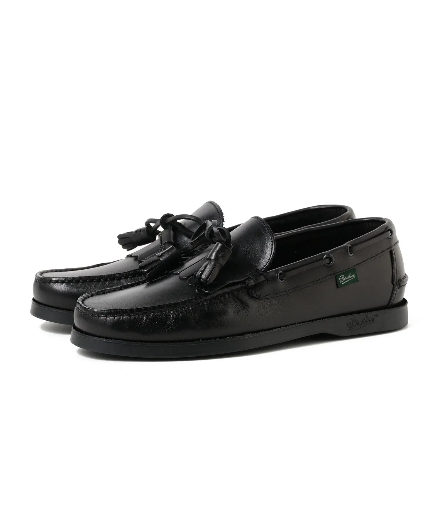 Paraboot / Эксклюзивные стеганые лоферы с кисточками — фото 2