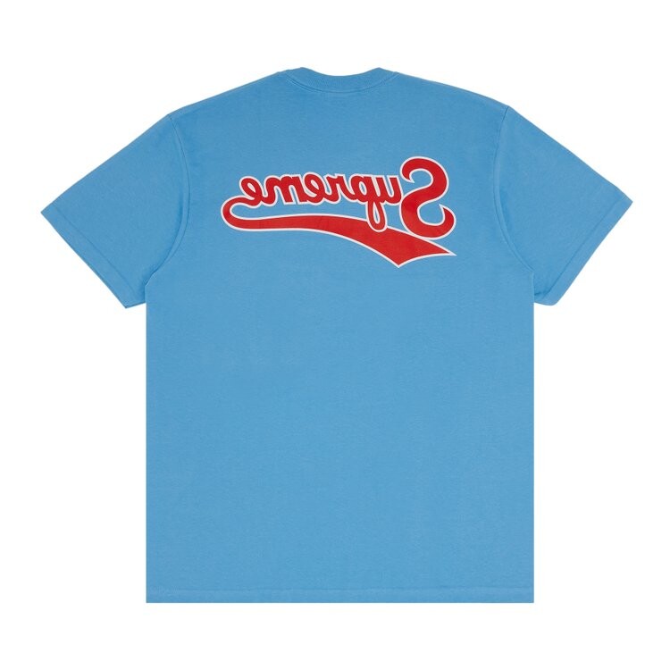 

Футболка Supreme Backwards Tee, цвет Bright Blue