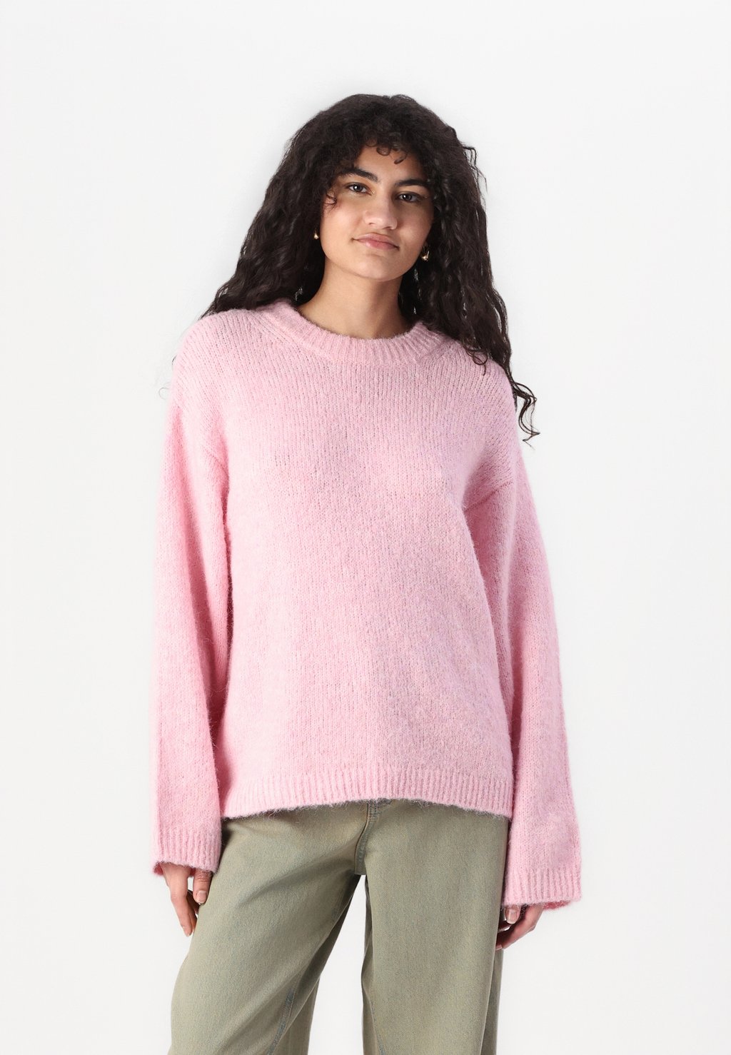 

Свитер BOXY SWEATER Gina Tricot, сиреневый