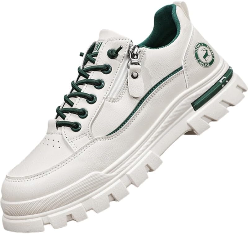 

Мужские спортивные кроссовки больших размеров на толстой подошве, универсальные. Модные и повседневные. Противоскользящие и прочные. Подходят для активного отдыха и повседневного использования Clolinde, слоновая кость