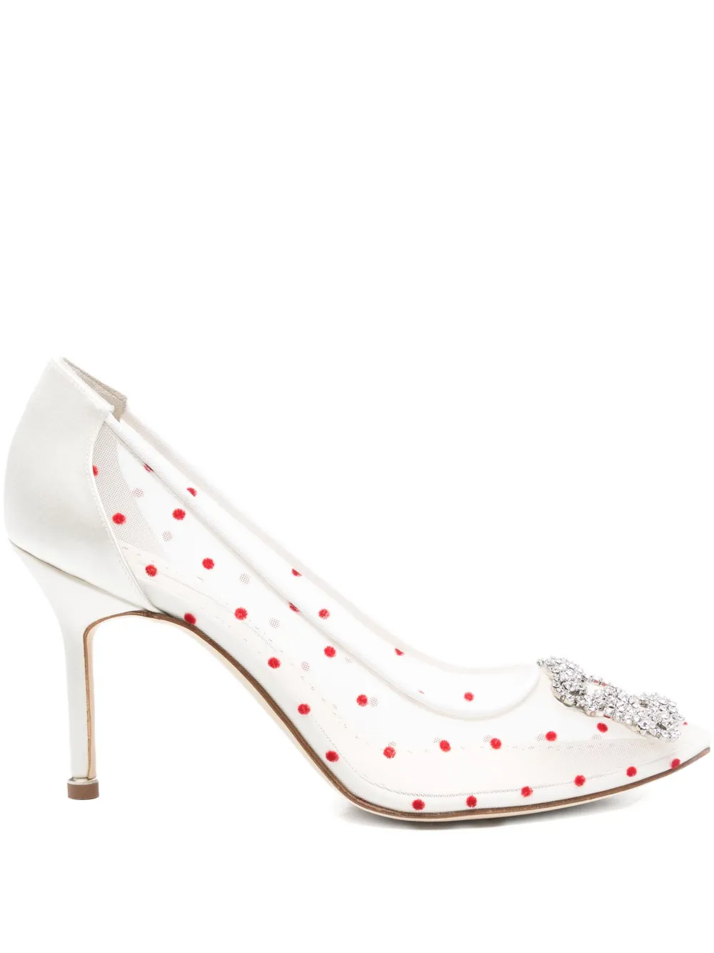 95-мм туфли Hansigi Manolo Blahnik, белый