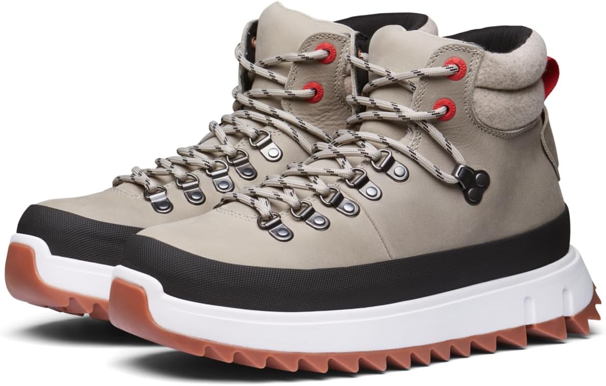 

Мужские водонепроницаемые походные ботинки SWIMS Fjell, уличная зимняя обувь из кожи, устойчивая к солевым пятнам, Mist-1