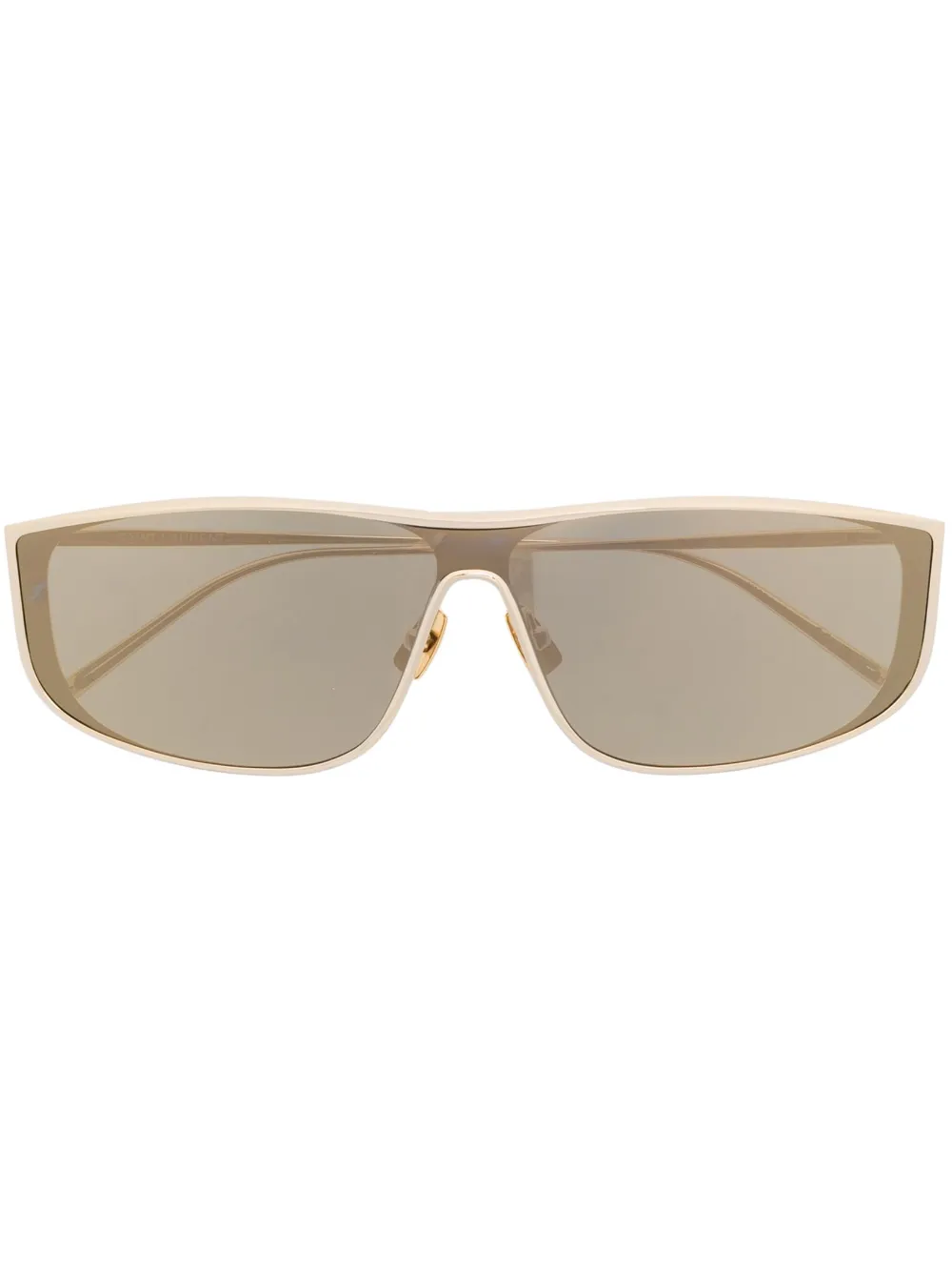 

Солнцезащитные очки в прямоугольной оправе Saint Laurent Eyewear, золотой