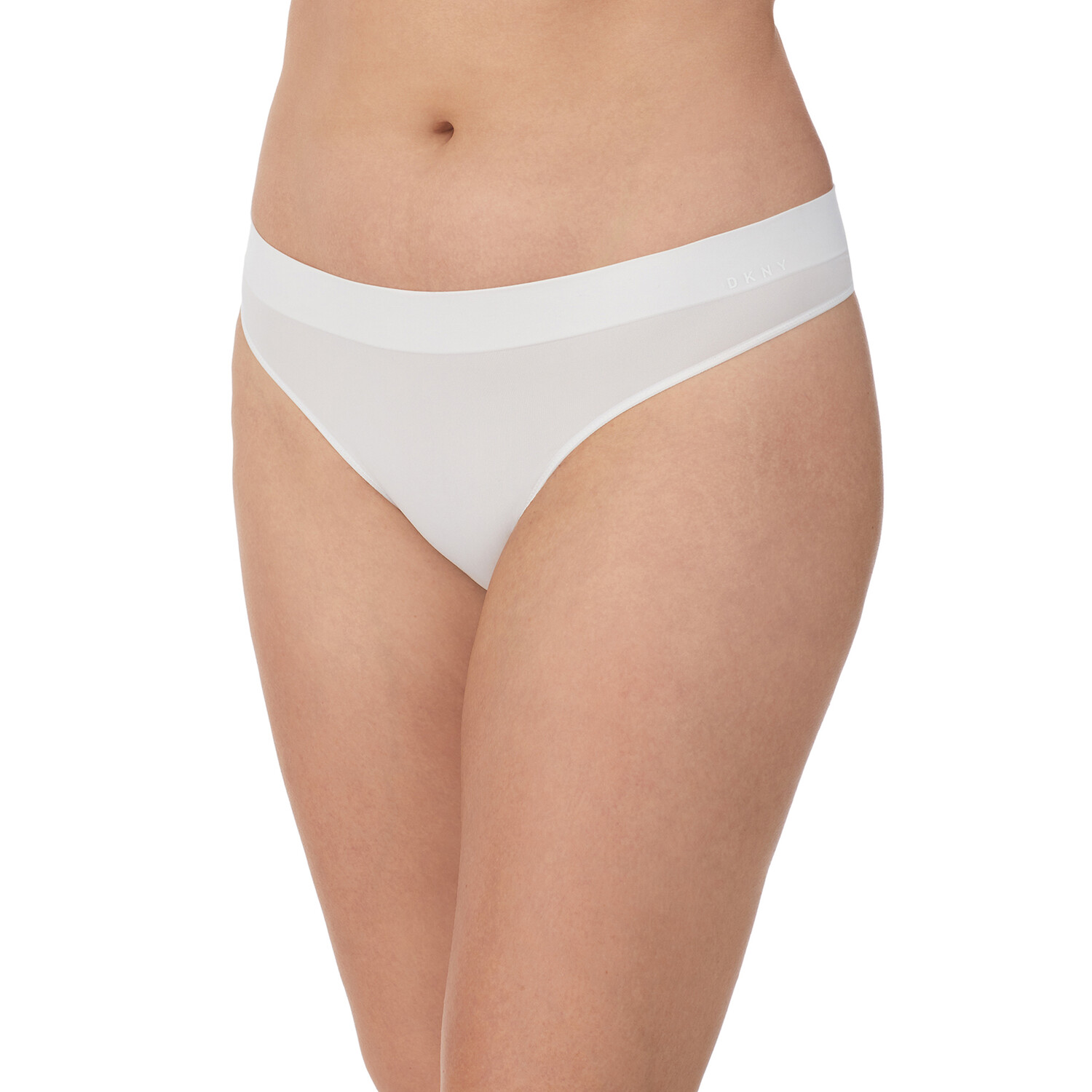 

Стринги DKNY Thong Seamless Litewear, цвет popeline weiss