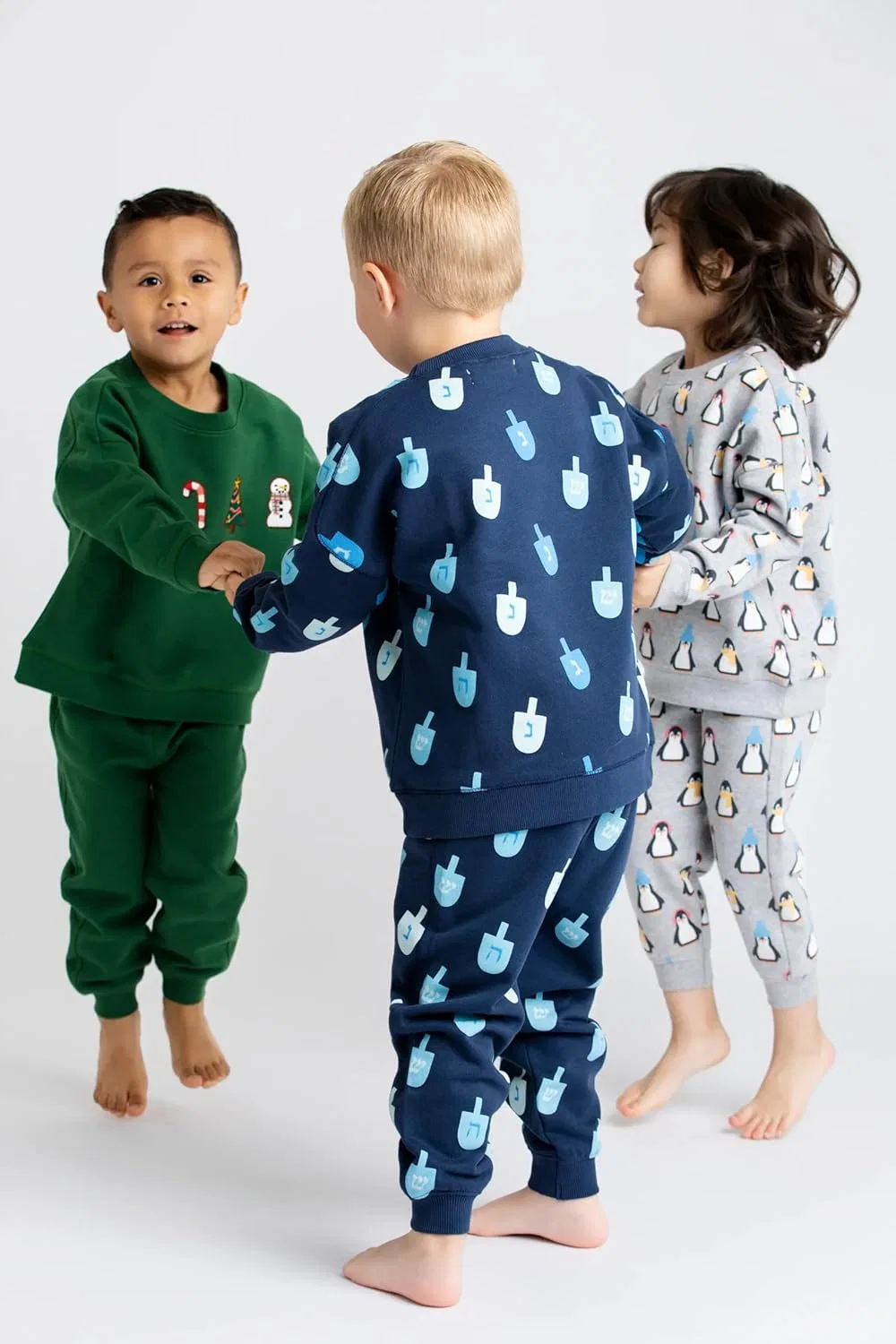 Спортивный костюм Organic Sporty Sweatsuit monica + andy, Hanukkah Dreidels — фото 4