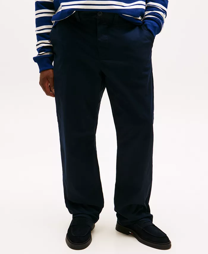 

Мужские брюки-чиносы Big & Tall TH Flex Stretch с индивидуальной посадкой Tommy Hilfiger, синий