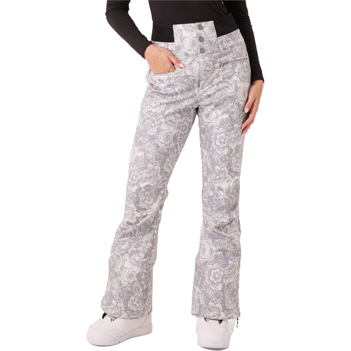 

Брюки с высоким подъемом - женские Roxy, Heather Grey Combo, Серый, Брюки с высоким подъемом - женские Roxy, Heather Grey Combo