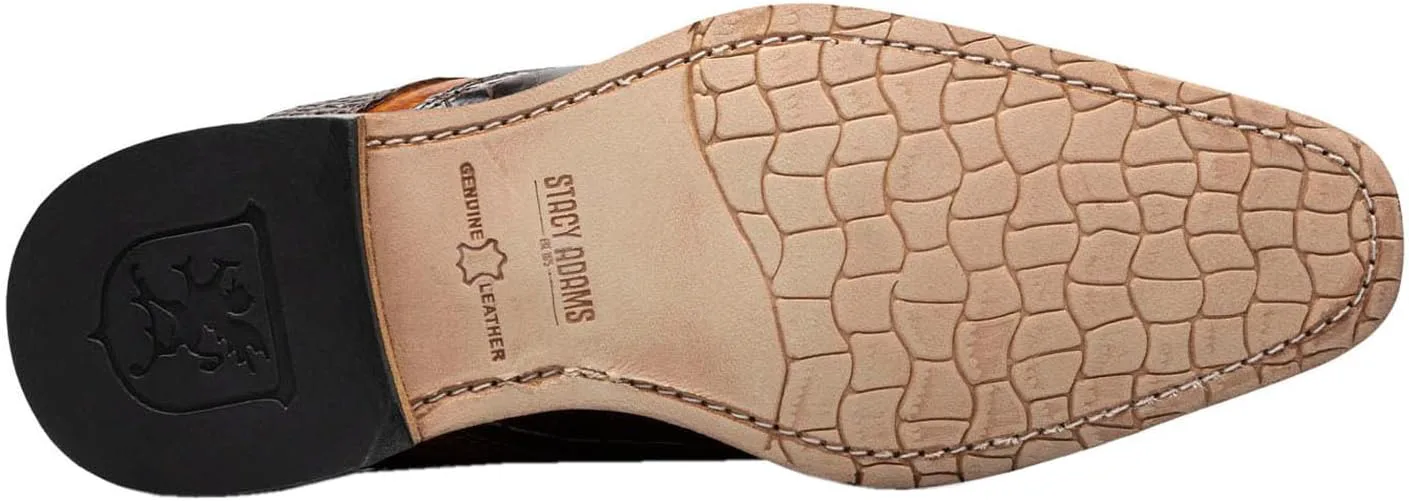 Мужские туфли Stacy Adams Trubiano Moc Toe Oxford, мультиколор — фото 4