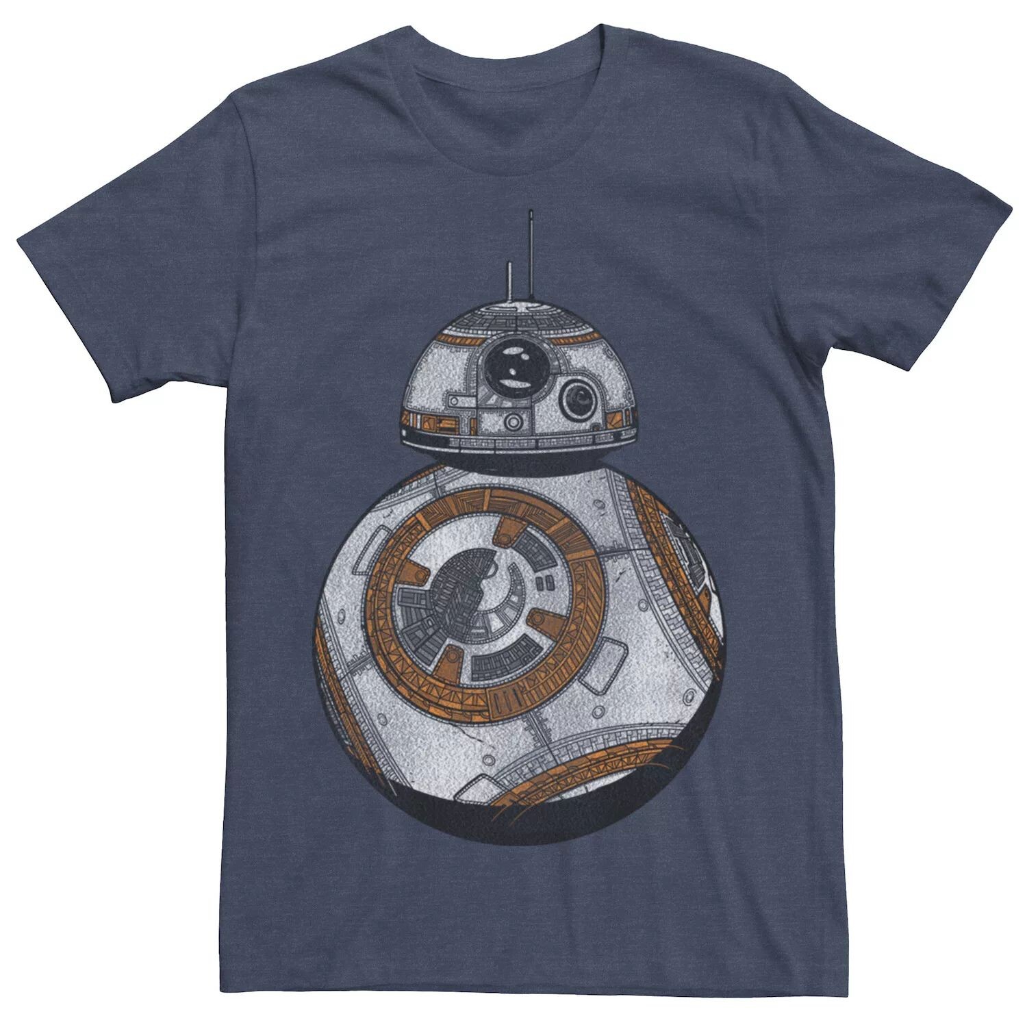 

Мужская футболка The Force Awakens BB-8 с детальным портретом Star Wars