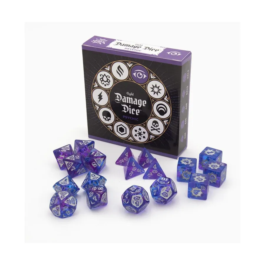 

Психические кости (18), Damage Dice