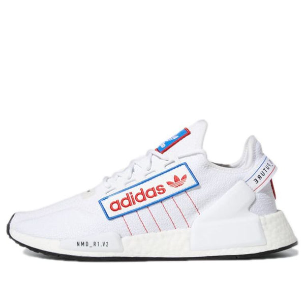 

Кроссовки nmd_r1 v2 'logo patch - white' Adidas, белый
