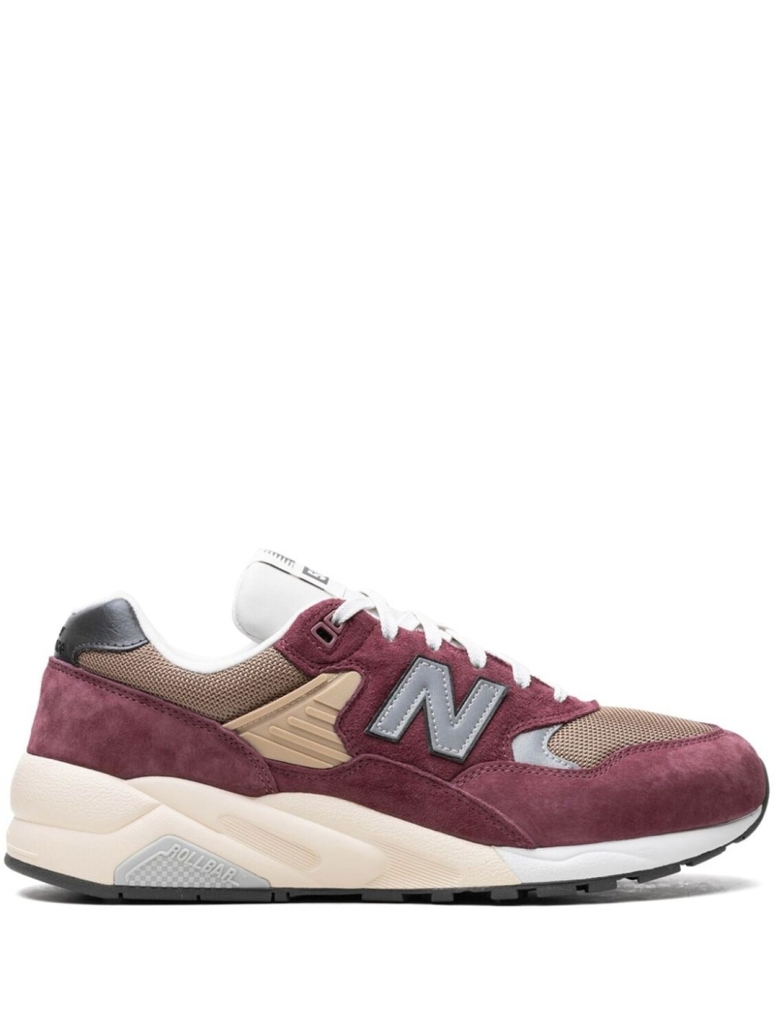 

New Balance массивные кроссовки 580 со вставками, красный, Серый, New Balance массивные кроссовки 580 со вставками, красный