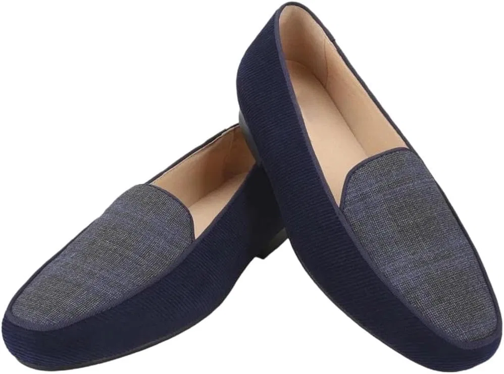 Мужские повседневные кроссовки из вельвета и шерсти, Navy Blue