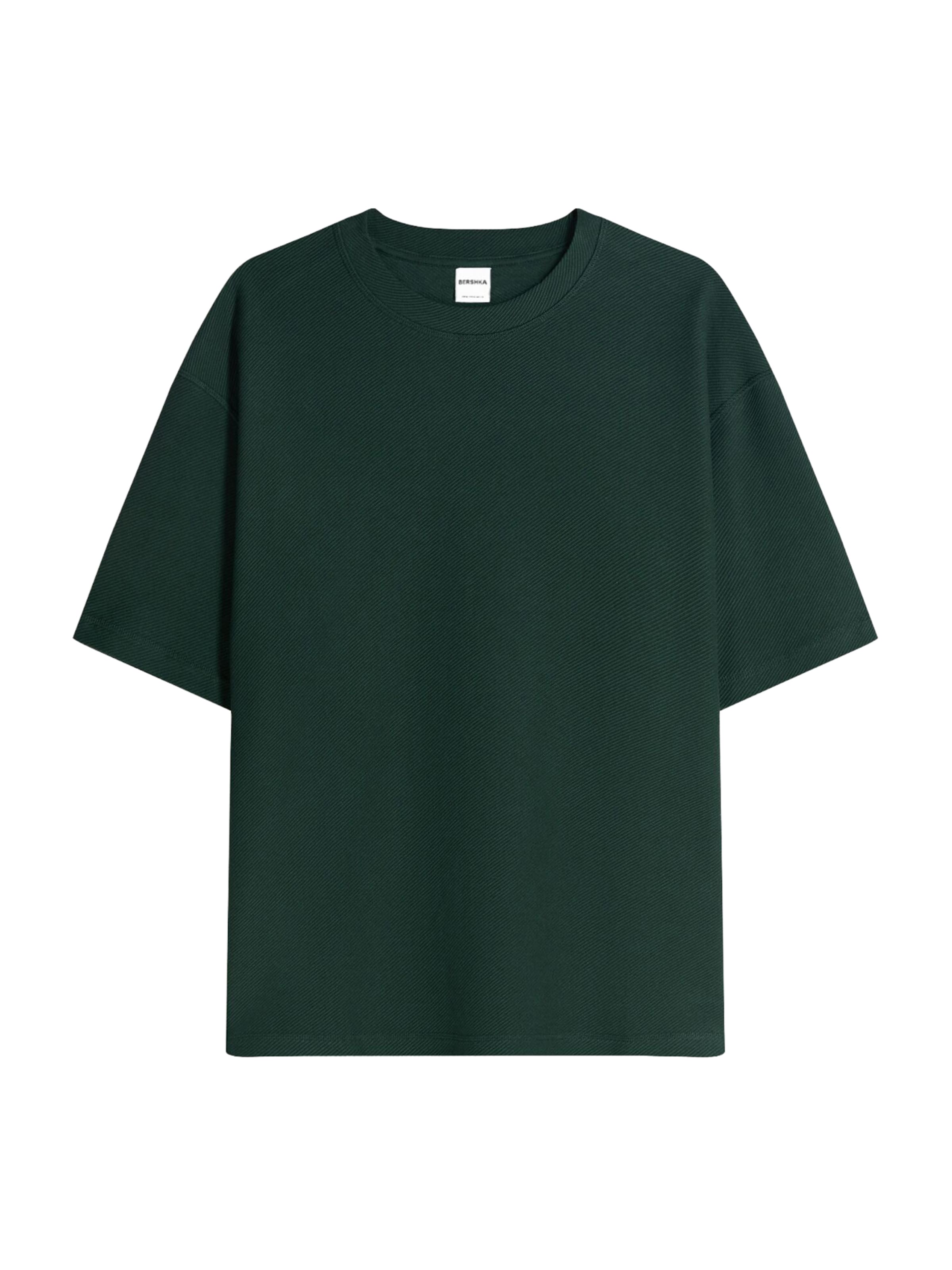 

Bershka Футболка в зеленом цвете