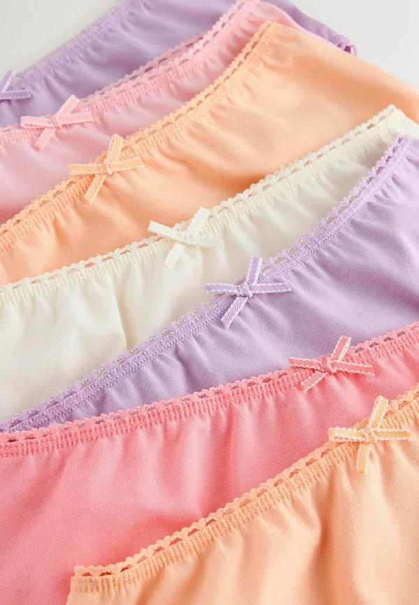 7 штук в упаковке. трусы стандартного кроя. Next, Pink Orange — фото 2